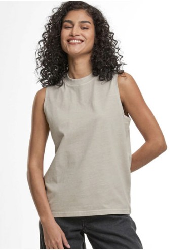 BUI-BY429-Ladies Vintage Washed Sleeveless Tee